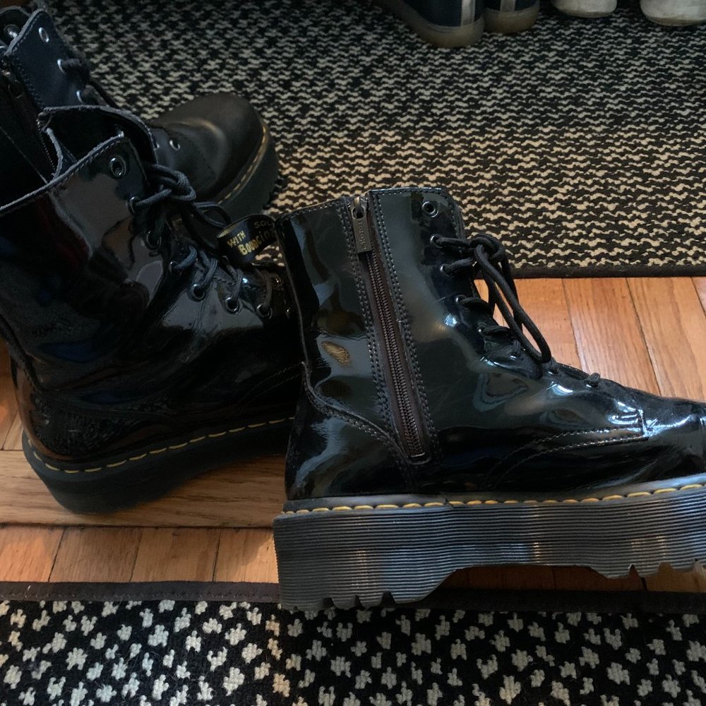 Dr MArten Jadon Patent boot size 11